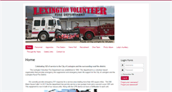 Desktop Screenshot of lexfiredept.com