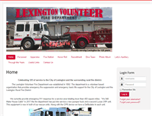 Tablet Screenshot of lexfiredept.com